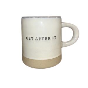 Magnolia Hearth and Hand GET AFTER IT Stoneware Farmhouse Mug